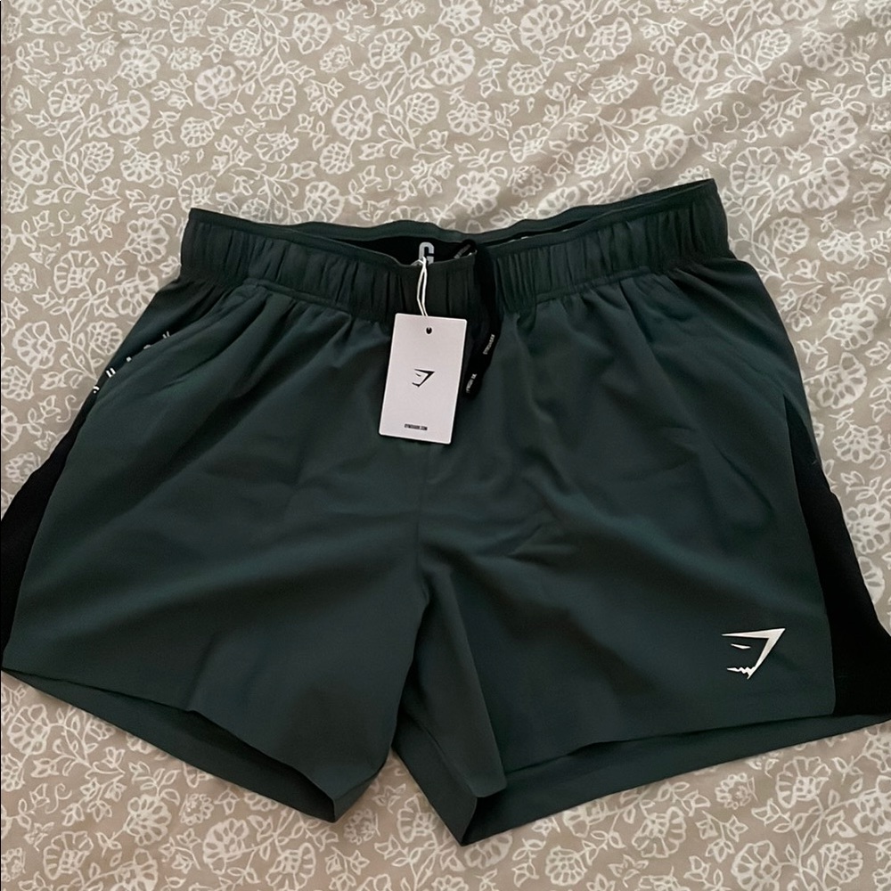 Gymshark Men's Green Shorts